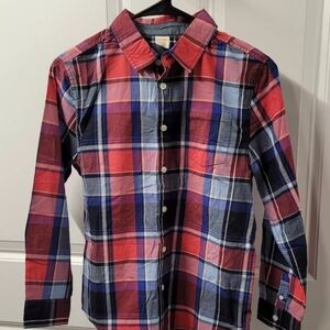 Gymboree Boys Button Up Shirt Size: Large 10-12 Long Sleeve